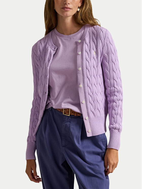 Polo Ralph Lauren Polo Ralph Lauren Cardigan 211971868506 Viola Regular Fit