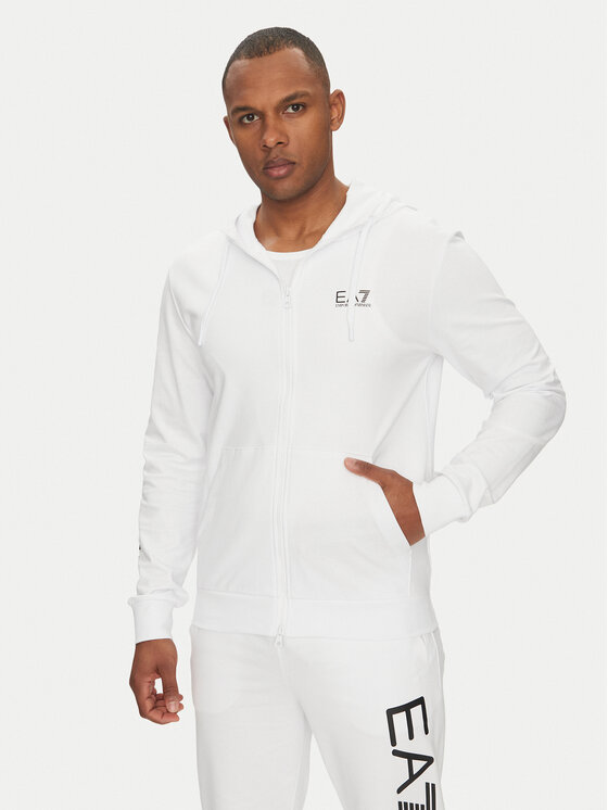 EA7 Emporio Armani EA7 Emporio Armani Mikina 7M000568 AF13512 M0003 Bílá Regular Fit