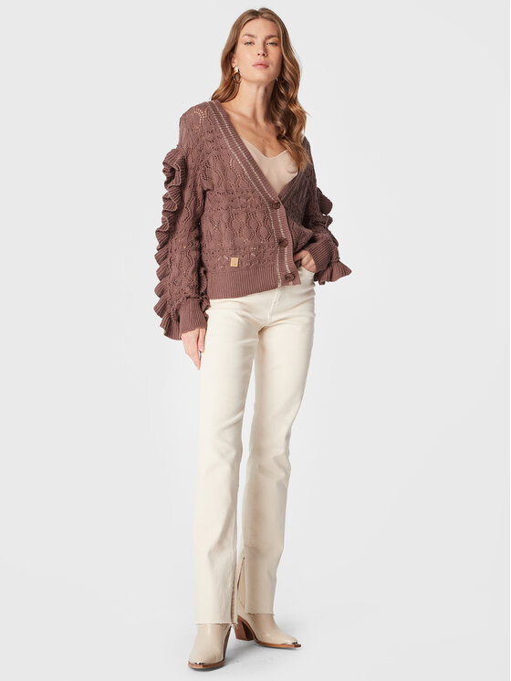 Cardigan TS.FASTIA Marrone Regular Fit