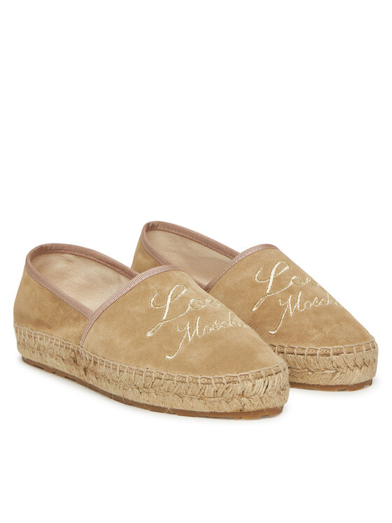 LOVE MOSCHINO LOVE MOSCHINO Espadryle JA10272G0MIG0104 Beżowy