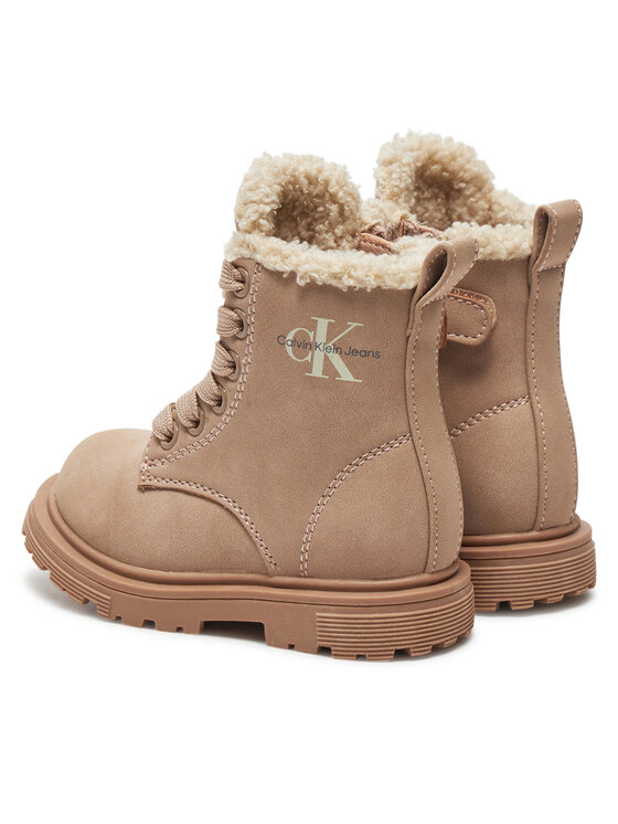 Calvin Klein Jeans Calvin Klein Jeans Μπότες Lace-Up Bootie V1A5-81011-1628 Ροζ
