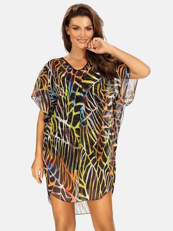 Sukienka plażowa Feba, Rozmiar L/XL, Czarny, F122-2024