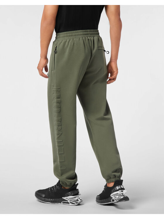 Plein Sport Plein Sport Joggers kalhoty 28287 Zelená Jogger Fit