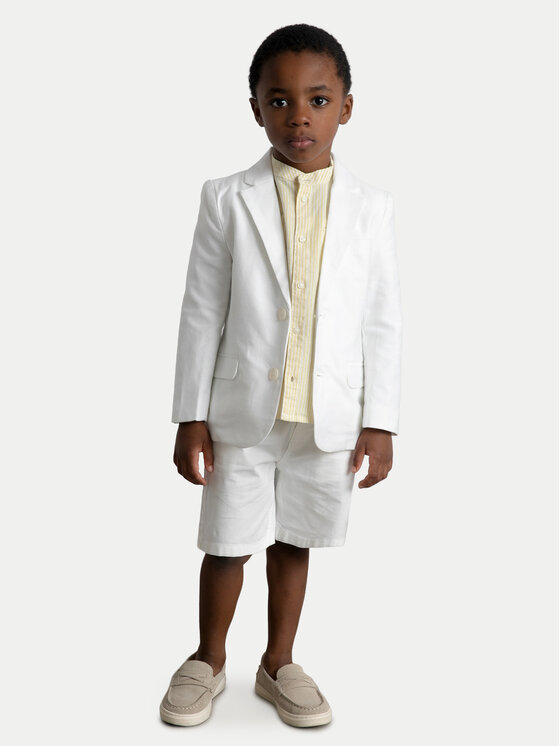 Mayoral Mayoral Pintsak 3437 Valge Regular Fit