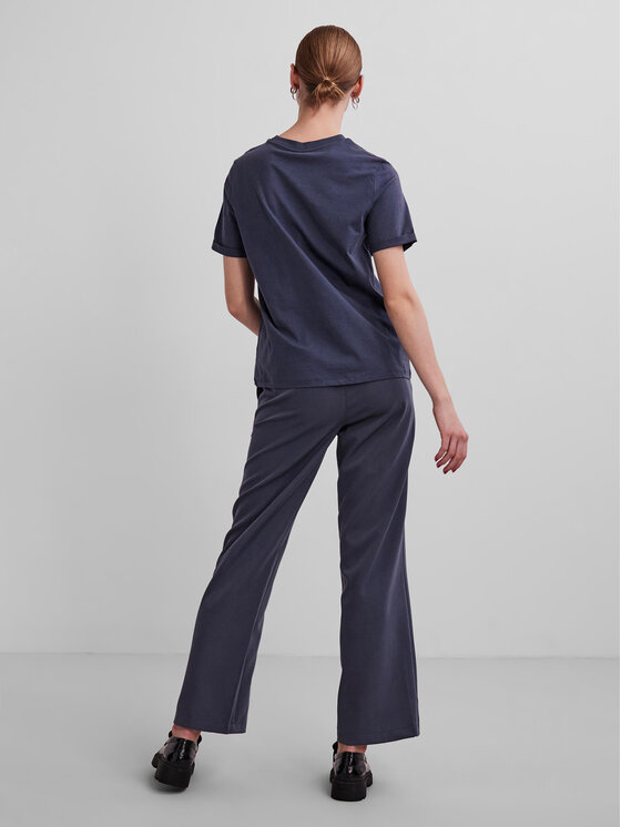 Pieces Pieces Marškinėliai Ria 17086970 Tamsiai mėlyna Regular Fit