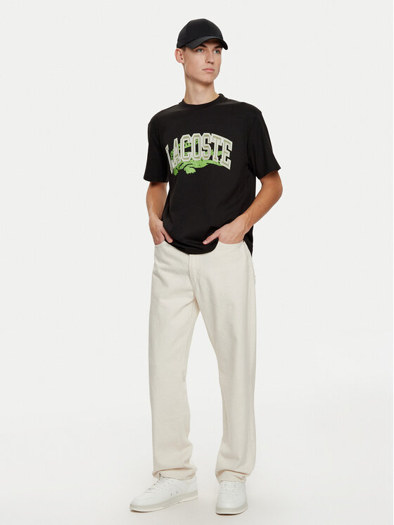 Lacoste Lacoste T-shirt TH4149 Nero Regular Fit