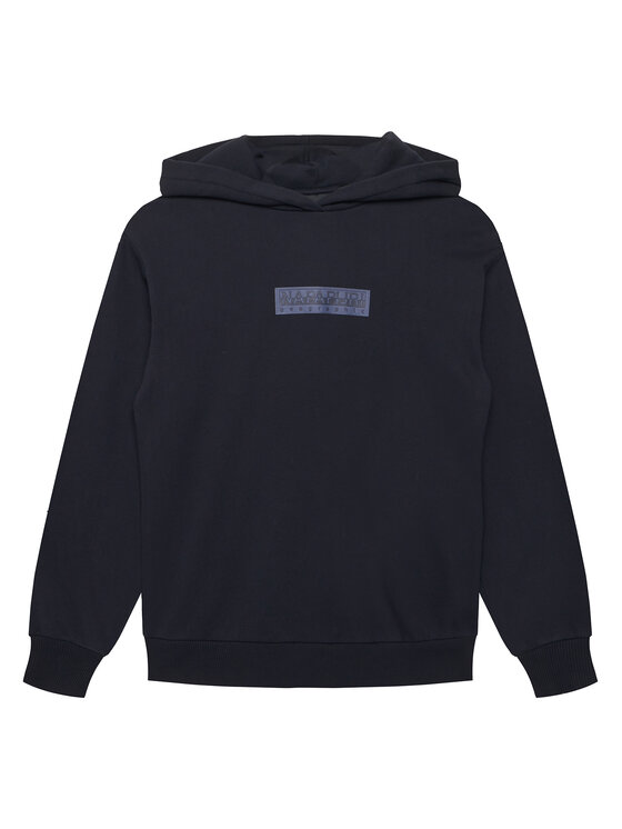 Napapijri Hanorac B-New Box Logo NP0A8BA9 Bleumarin Loose Fit
