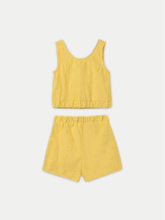 Mayoral Mayoral Set Top und Shorts 6278 Gelb Regular Fit