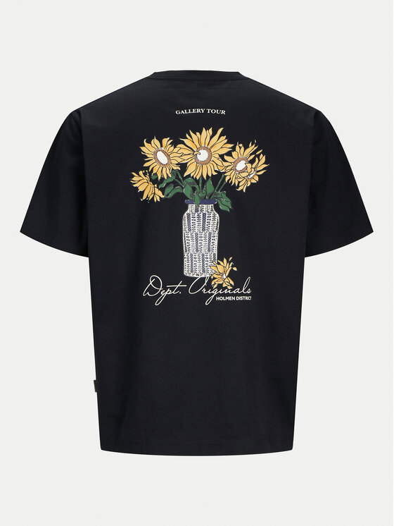 Jack&Jones Jack&Jones T-shirt Islington 12273015 Crna Loose Fit