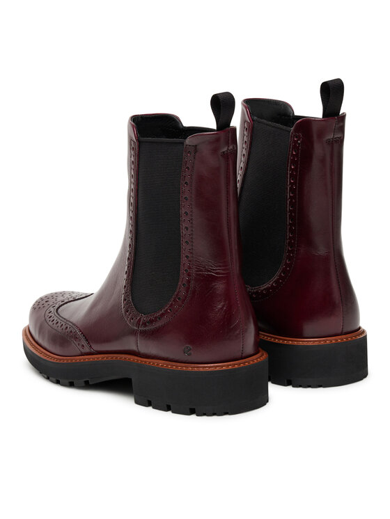 ECCO ECCO Botki 23288361291 Bordowy