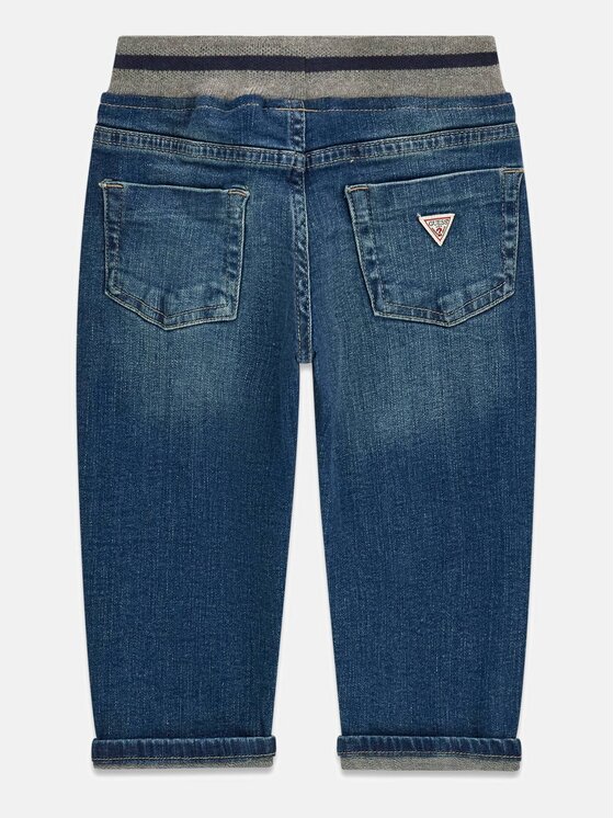 Guess Kids Guess Kids Pantaloni di tessuto 180699 Blu Regular Fit