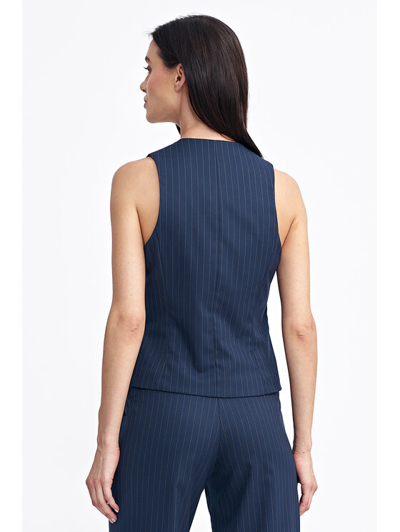 NIFE NIFE Kamizelka KA07 Granatowy Regular Fit