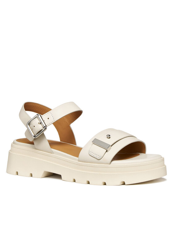 Geox Geox Sandály D670NB-00043 Krémová