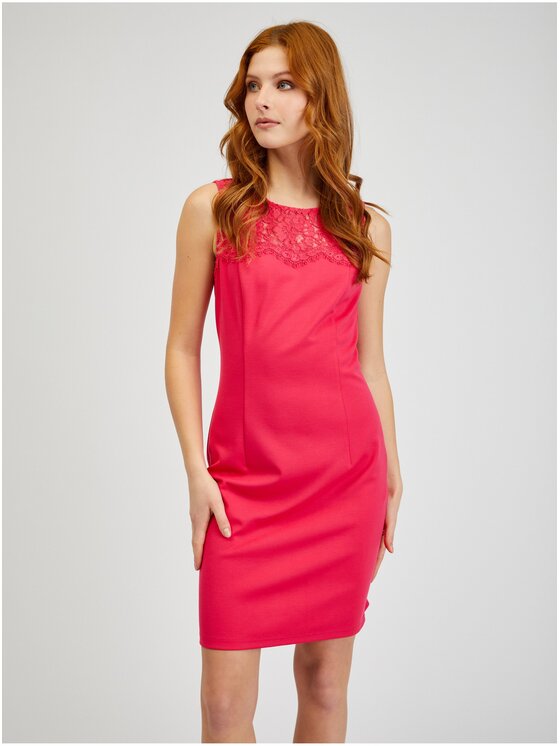 Orsay Orsay Sukienka 490460324000__38 Różowy Regular Fit