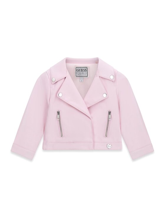 Guess Kids Guess Kids Bunda pro přechodné období 183033 Růžová Classic Fit