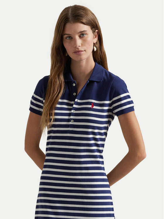 Polo Ralph Lauren Polo Ralph Lauren Každodenní šaty 211959122001 Tmavomodrá Regular Fit