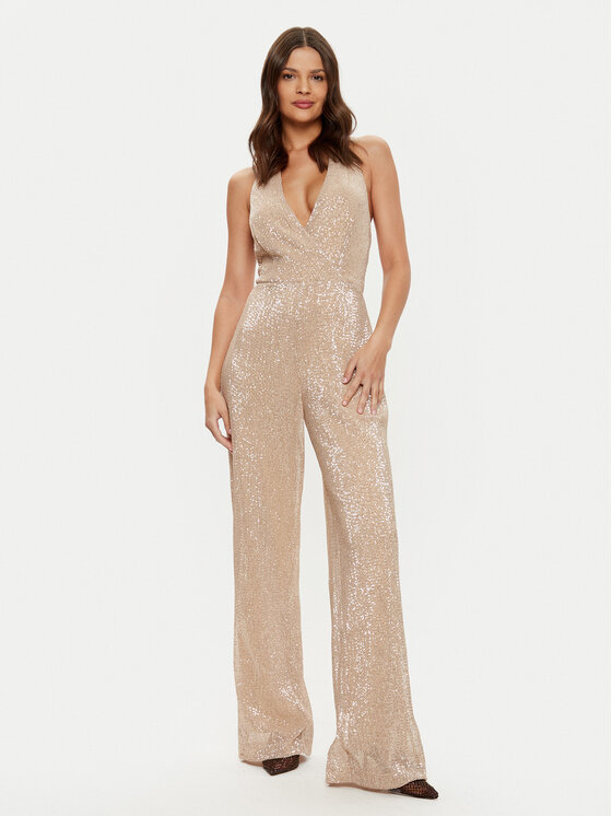 Guess Guess Salopetă W5RD77 KCNB0 Bej Regular Fit