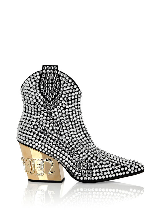 PHILIPP PLEIN PHILIPP PLEIN Botki 1597 Srebrny