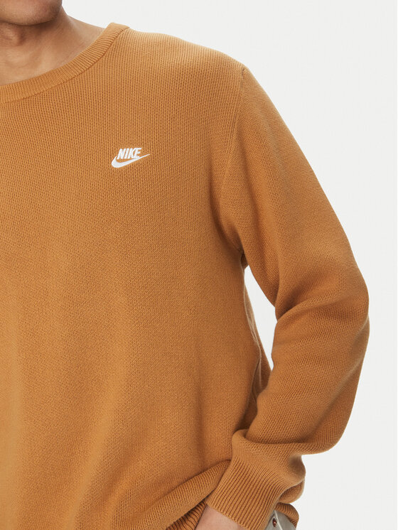 Nike Nike Pulover FQ2912 Rjava Regular Fit