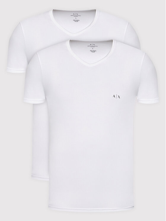 Armani Exchange Armani Exchange Póló szett 956004 CC282 04710 Fehér Regular Fit