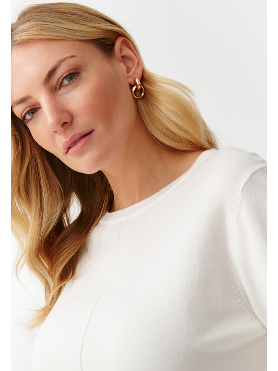 TATUUM TATUUM Sveter NICOLETTA 1 Krémová Classic Fit