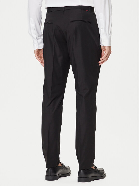 Guess Guess Pantaloni din material M4YB01 WG9Z2 Negru Regular Fit