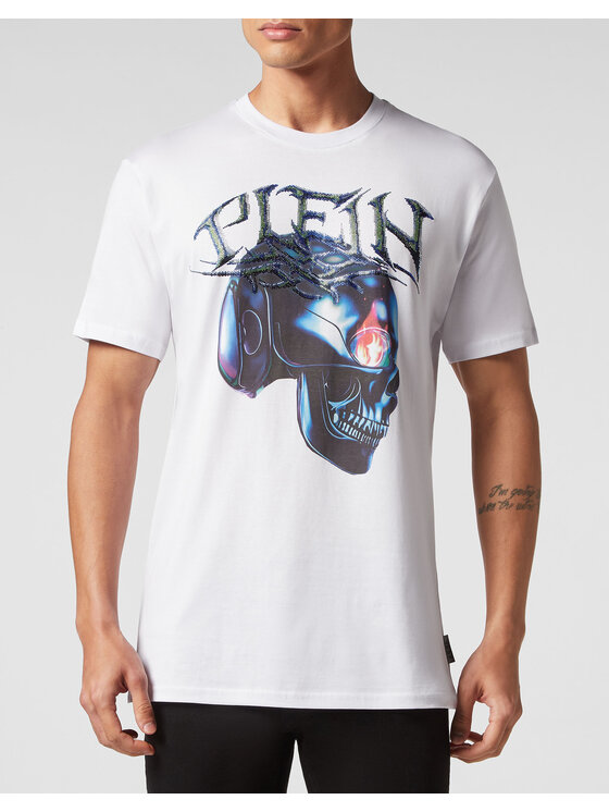 PHILIPP PLEIN PHILIPP PLEIN Tričko 2473 Biela Regular Fit