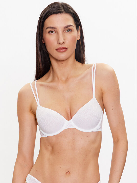 Calvin Klein Underwear Krūšturis ar stīpiņu 000QF6875E Balts