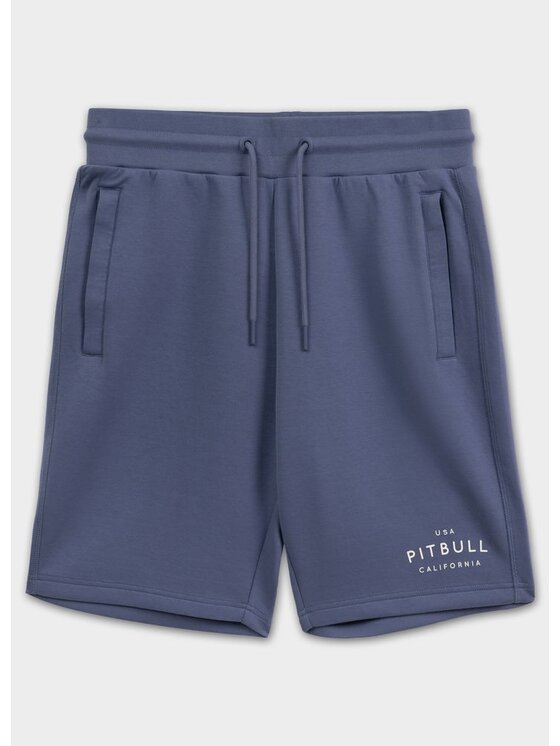Szorty materiałowe PITBULL, Rozmiar 3XL, Niebieskie, Szorty dresowe męskie SAMPSON 3XL