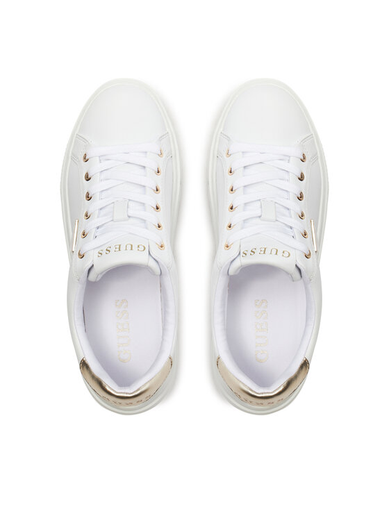 Guess Guess Sneakersy FLGAMA ELE12 Biela