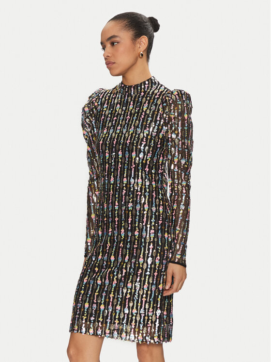 YAS YAS Koktel haljina Binna 26036018 Šarena Slim Fit