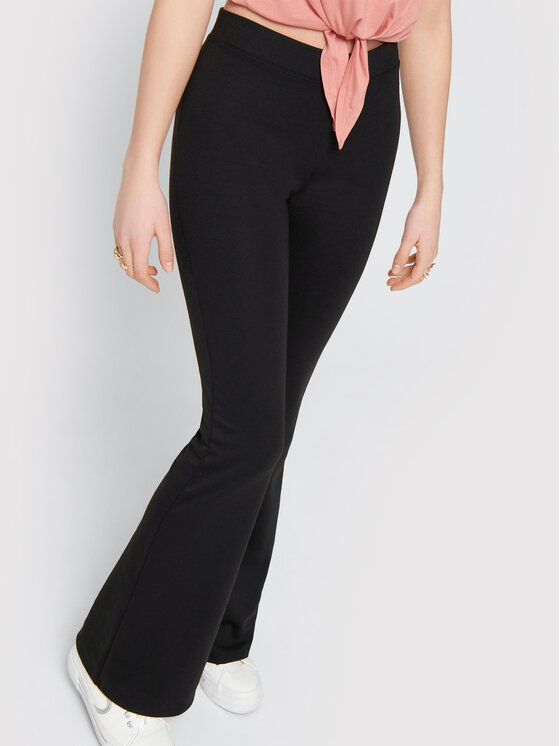 ONLY ONLY Kalhoty z materiálu Fever 15213525 Černá Regular Fit