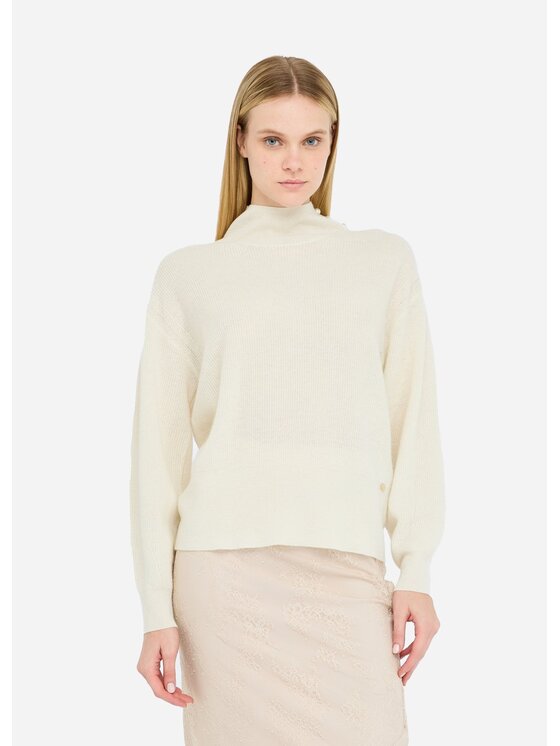 Liu Jo Liu Jo Maglione CF5424MS019X0256 Bianco Regular Fit