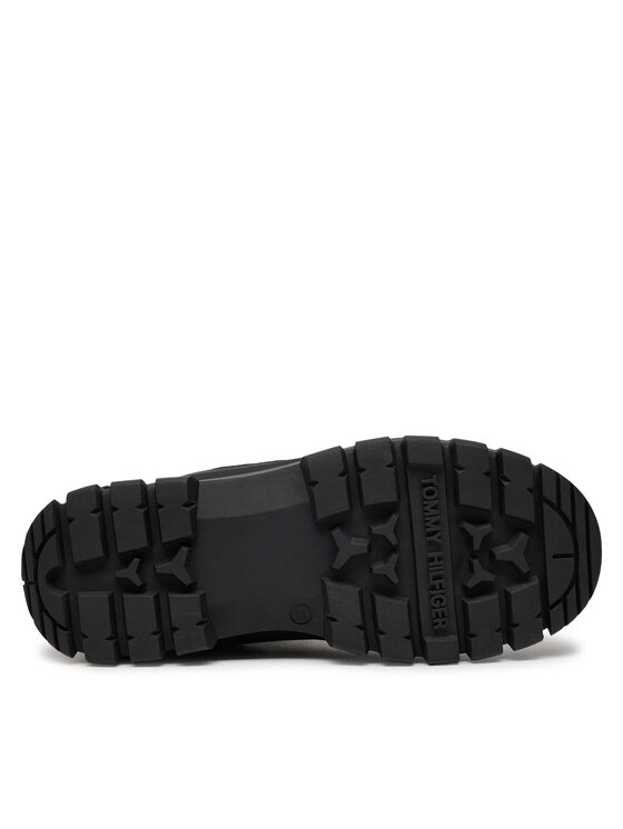 Tommy Hilfiger Tommy Hilfiger Turistická obuv Stripes Fur Boot T3X5-33713-1487 S Černá