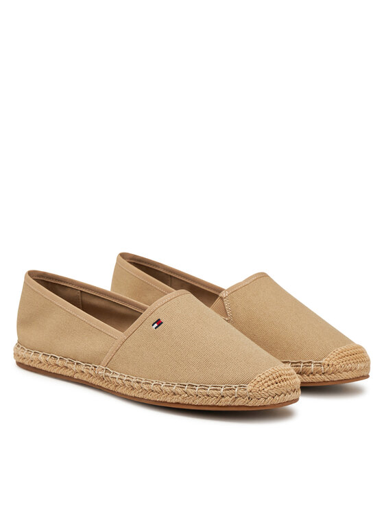 Tommy Hilfiger Tommy Hilfiger Espadrile Flag Canvas Espadrille FW0FW08541 Rjava