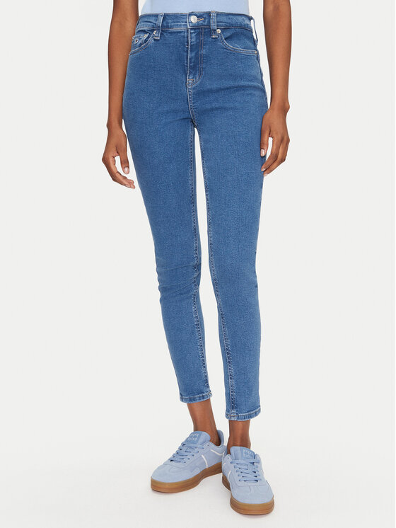 Tommy Jeans Tommy Jeans Blugi Nora DW0DW20220 Albastru Skinny Fit