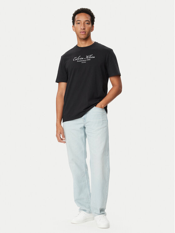 Calvin Klein Jeans Calvin Klein Jeans T-Shirt LV04RH830G Czarny Regular Fit