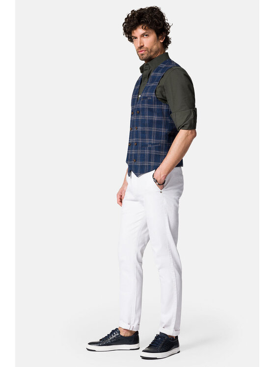 Lancerto Lancerto Kamizelka Sonora KA131123000013 Granatowy Slim Fit
