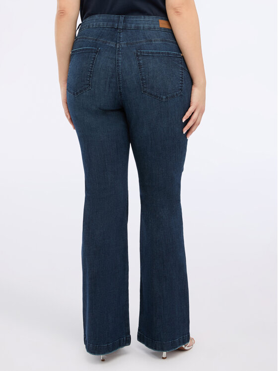 Fiorella Rubino Fiorella Rubino Jeansy P402T004898N034 Niebieski Flare Fit