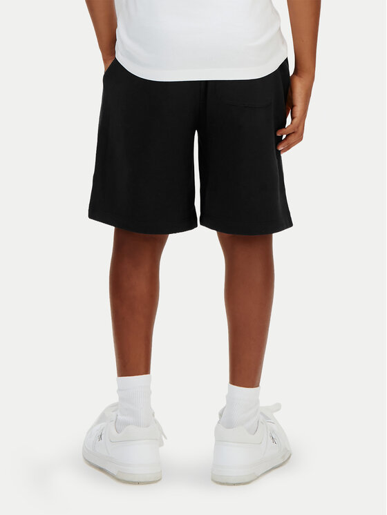 Calvin Klein Jeans Calvin Klein Jeans Športne kratke hlače Inst Logo LV1CKSJC50 Črna Regular Fit
