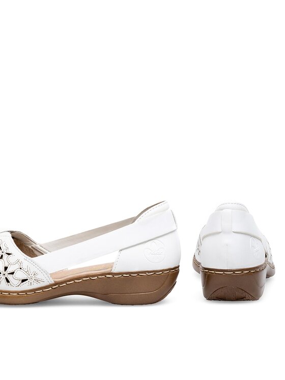 Rieker Rieker Halbschuhe 41356-80 Weiß