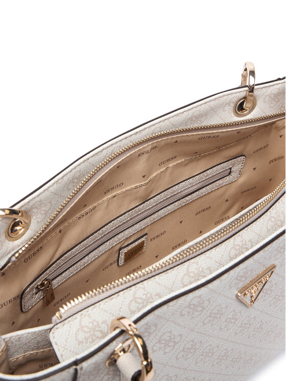 Guess Guess Дамска чанта Noelle II HWBG96 72250 Кремав