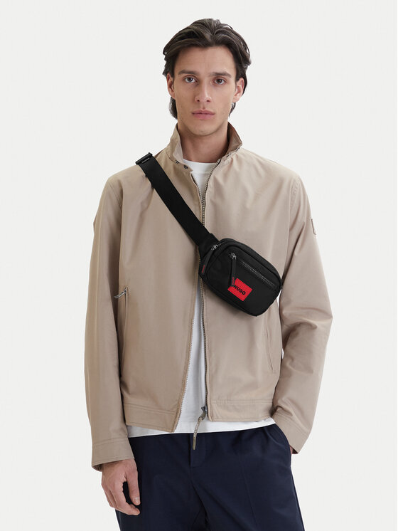 HUGO HUGO Ľadvinka Ethon 3.0N_Bumbag Fl 50558492 Čierna