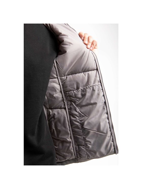 Jack Wolfskin Jack Wolfskin Kurtka zimowa BERGLAND INS HOODY W 1207221_2174 Szary Classic Fit
