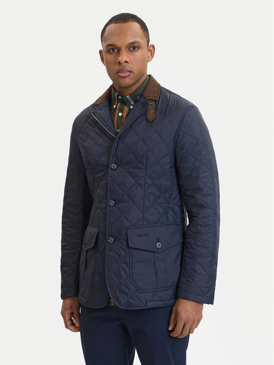 Barbour Barbour Geacă Quilted MQU0559NY91 Bleumarin Regular Fit
