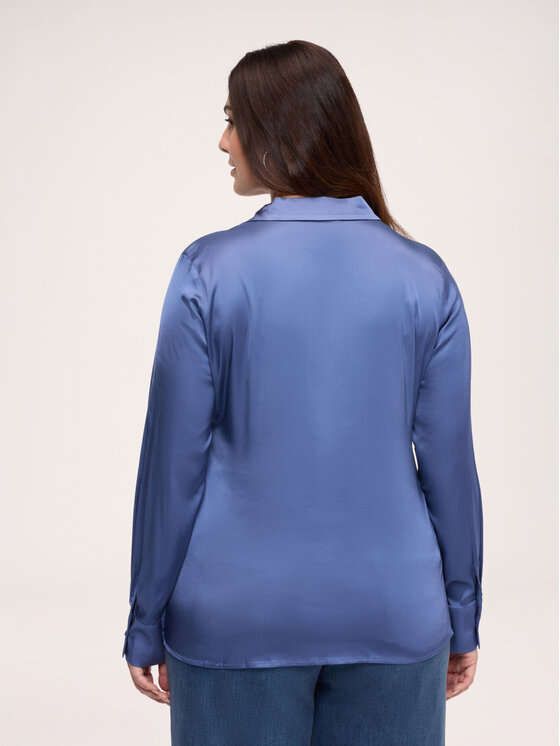 Fiorella Rubino Fiorella Rubino Koszula 5077T001556N024 Turkusowy Regular Fit