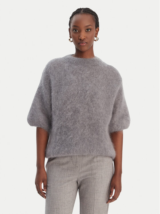 Dixie Dixie Svetr M277Y101A Šedá Relaxed Fit