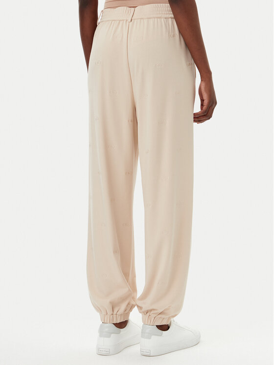 Liu Jo Sport Liu Jo Sport Teplákové kalhoty TA5193 J5942 Béžová Relaxed Fit
