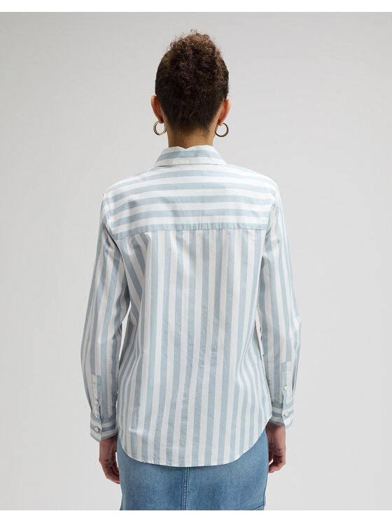 Lee Lee Koszula POCKETLESS SHIRT Biały Regular Fit