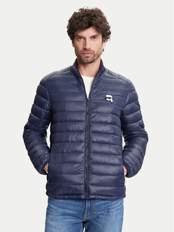 KARL LAGERFELD KARL LAGERFELD Pūkinė striukė 505710 551590 Tamsiai mėlyna Regular Fit